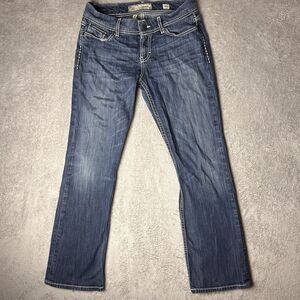 BKE Women’s KATE  Straight Leg Denim Jeans Size 29 X 31 1/2 Western Country ￼